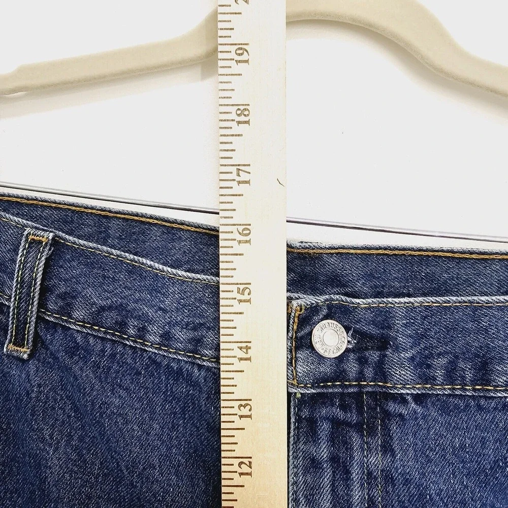 Levis 550 Jeans Mens 54x30 Relaxed Fit High Rise Big and Tall Classic Blue Denim